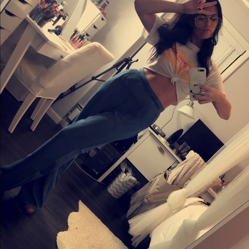 Blue trousers